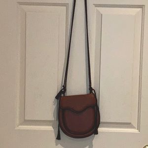 YSL VINTAGE horseshoe crossbody purse